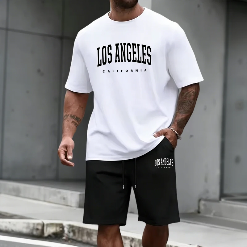 Men'S Fashion Videos - Men's Tracksuit Short Sleeve Top and