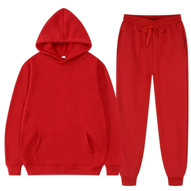 Track Suit Men - Men Tracksuit 2 Pieces Sets Hooded