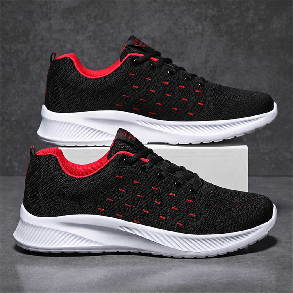 Casual Sneakers Men - Black Mash Casual Sneakers Men's Woven