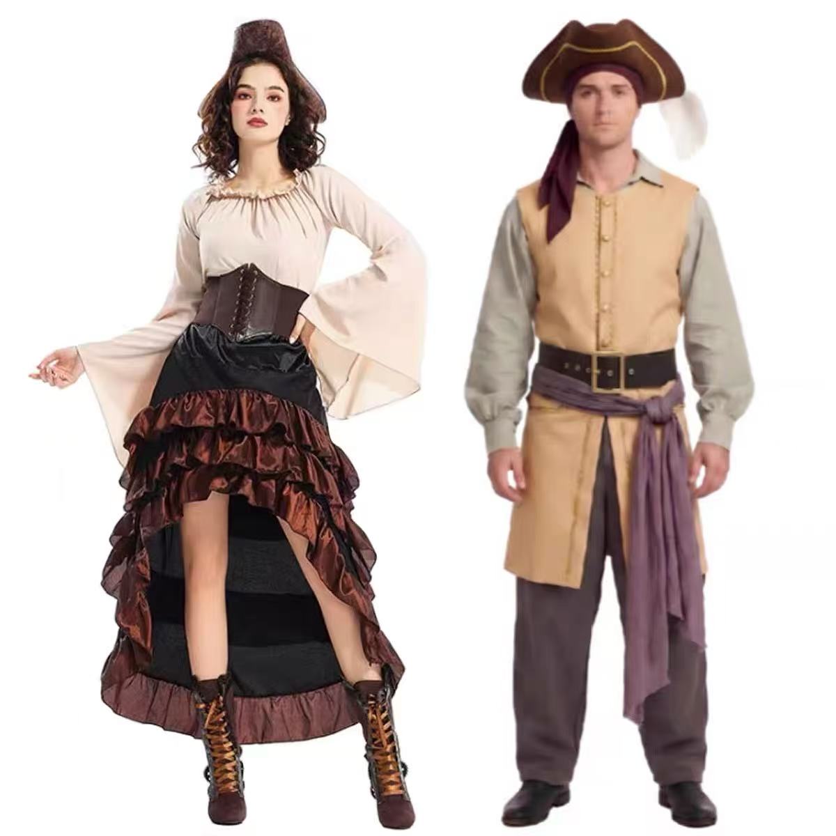 Men'S Dress Pants Fashion - Movie Backrooms Captain Clark Pirate Cosplay