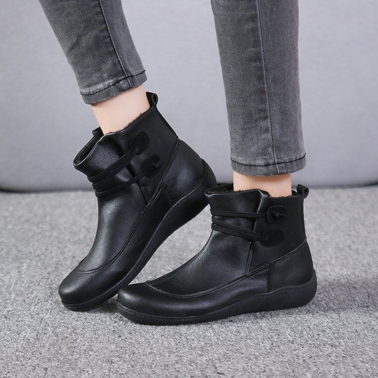 Women Vintage Round Toe PU Lea - đánh giá và giá Men Fashion Vintage