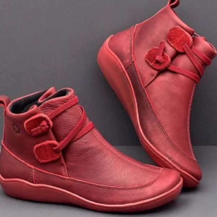 Women Vintage Round Toe PU Lea - đánh giá và giá Men Fashion Vintage