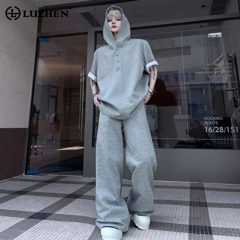LUZHEN Original Tops Sleeve 20 - đánh giá và giá Men'S Fashion Loose Pants