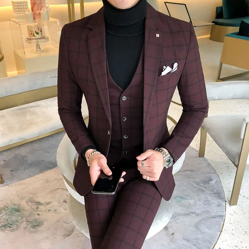 Áo Cộc Tay Và Áo Vest Và Quần/ - đánh giá và giá Men'S Dress Pants Fashion