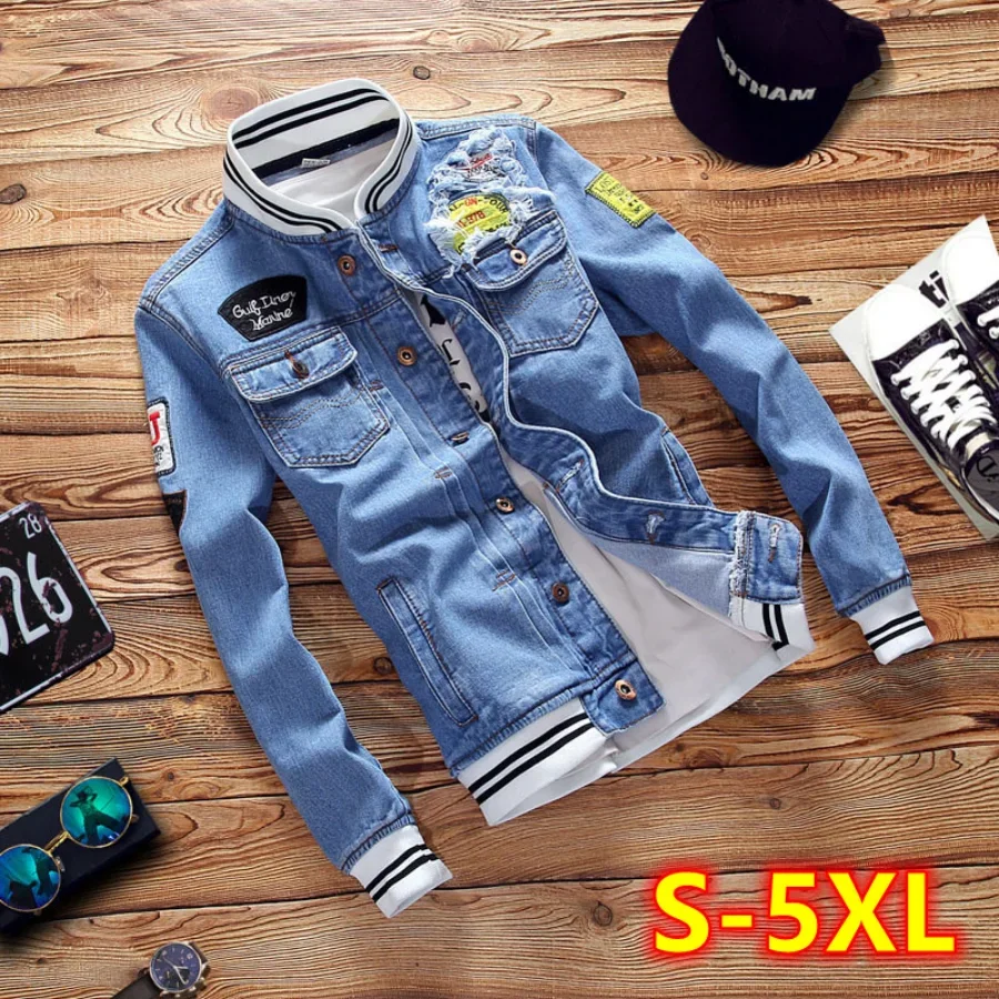 Mới 2022 Nam Áo Khoác Denim Th - đánh giá và giá Bomber Jacket Men