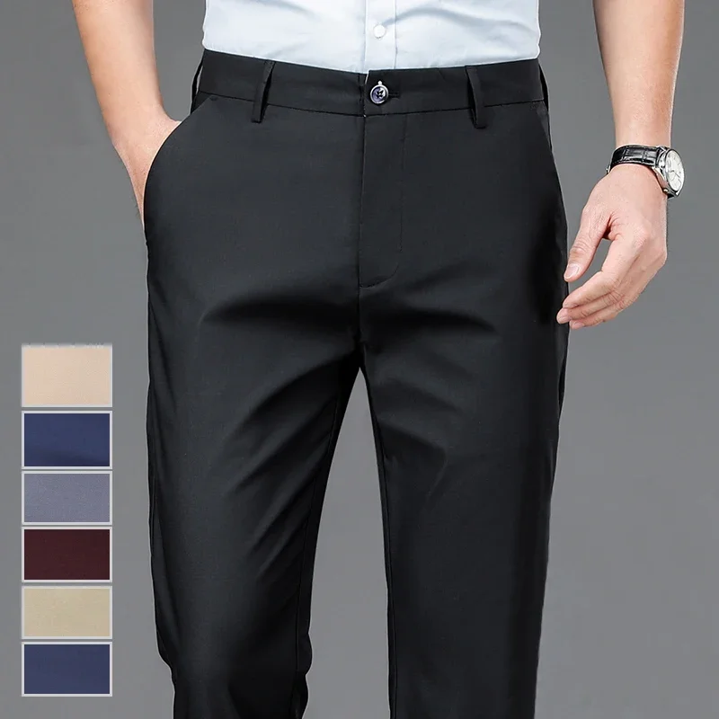 Men's Stretchy Casual Pants Bu - đánh giá và giá Men'S Dress Pants Fashion