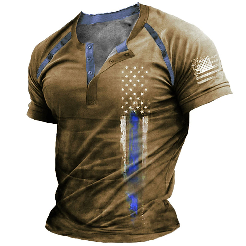 Funny 3D American Flag Print M - đánh giá và giá Men Fashion Vintage