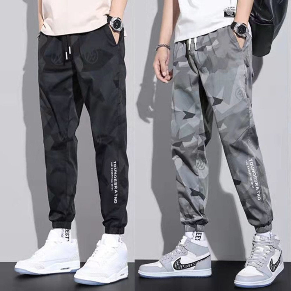 Mens Camo Joggers Summer Thin  - đánh giá và giá Mens Fashion Camo Pants