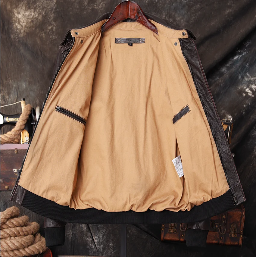 Bomber A2 Pilot Genuine Leathe - đánh giá và giá Bomber Jacket Men