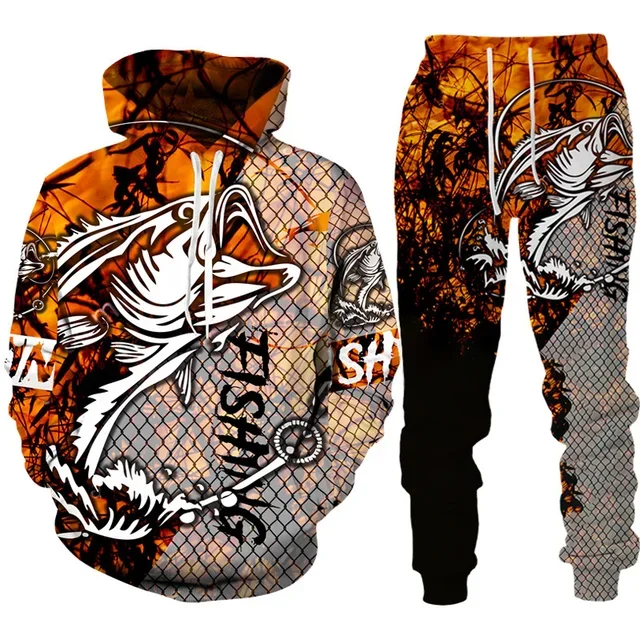 Novelty 3D Fish Printed Men Wo - đánh giá và giá Mens Fashion Camo Pants