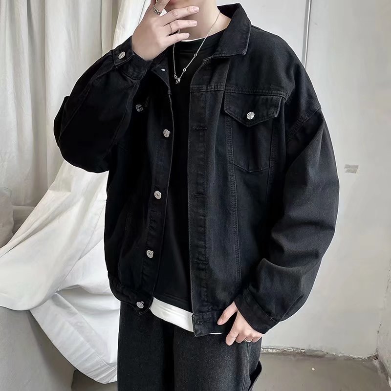 Đen Denim Ngắn Áo Quần Jean Na - đánh giá và giá Bomber Jacket Men