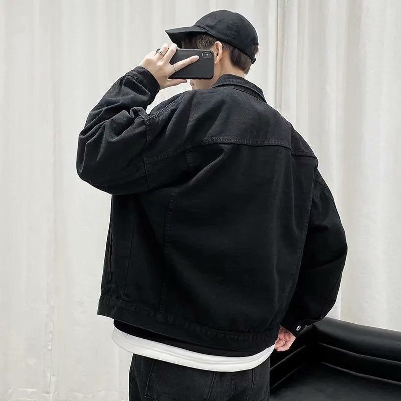 Đen Denim Ngắn Áo Quần Jean Na - đánh giá và giá Bomber Jacket Men