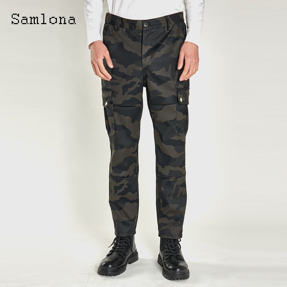 2025 Men's Stand Pocket Fashio - đánh giá và giá Mens Fashion Camo Pants