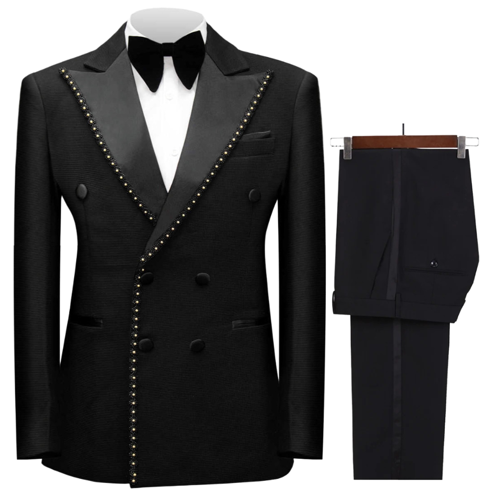 Double Breasted Beaded Formal  - đánh giá và giá Men'S Dress Pants Fashion