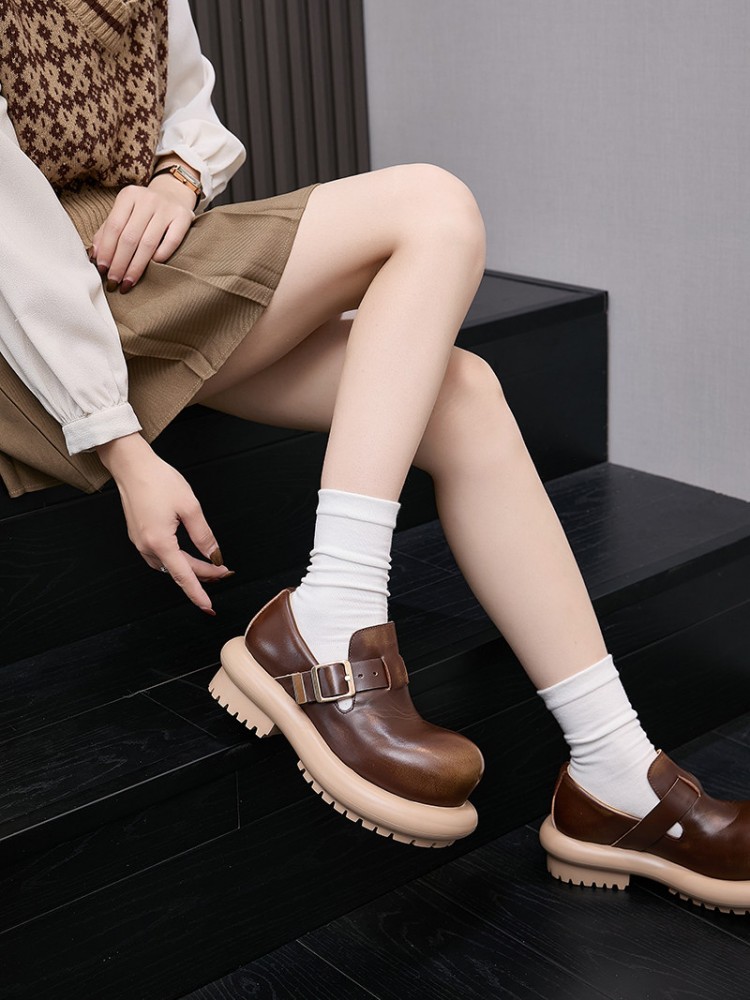 British Style Vintage Cowhide  - đánh giá và giá Men Fashion Vintage