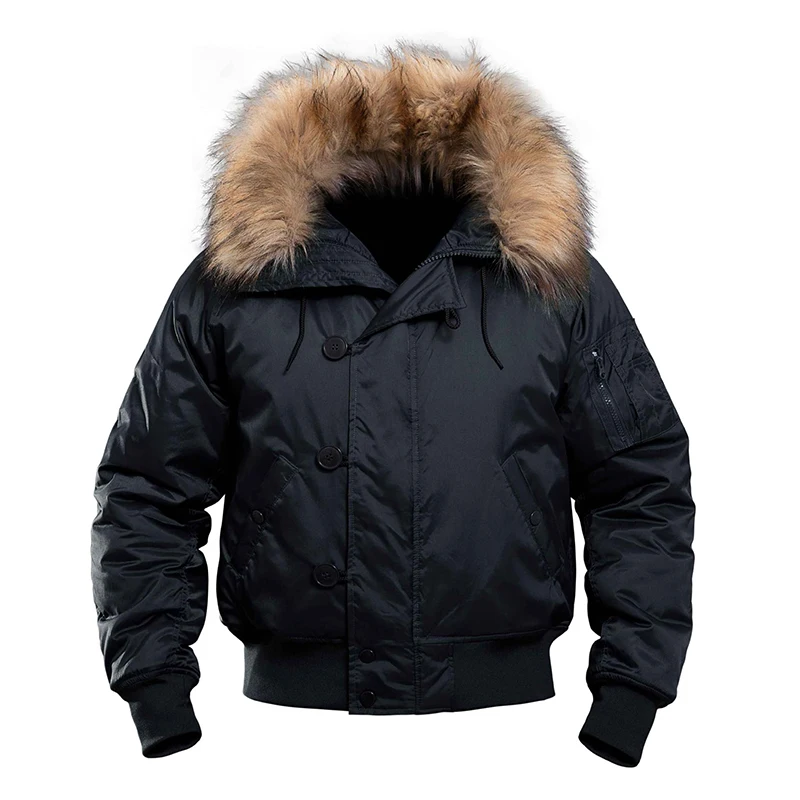 Men's Winter Fleece Tactical J - đánh giá và giá Bomber Jacket Men