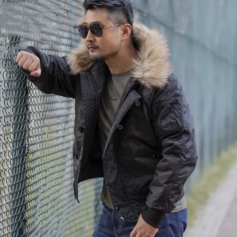 Men's Winter Fleece Tactical J - đánh giá và giá Bomber Jacket Men