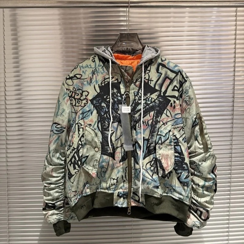 26 SS London Underground Art G - đánh giá và giá Bomber Jacket Men