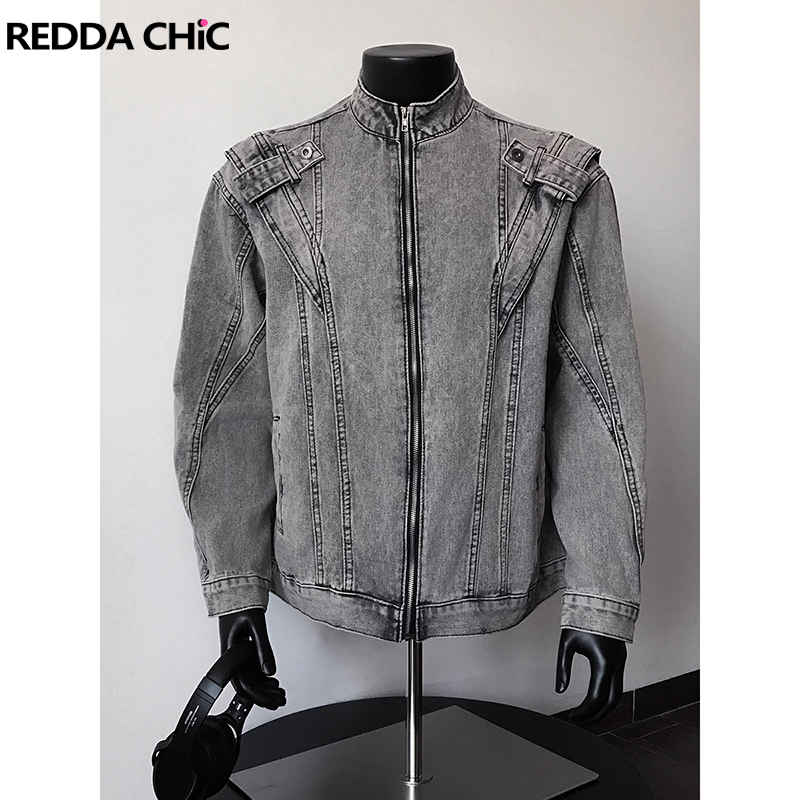 ReddaChic 2000s Distressed Men - đánh giá và giá Bomber Jacket Men