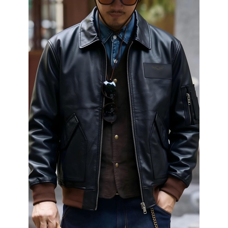 45P Vintage Aviator Flight Jac - đánh giá và giá Bomber Jacket Men