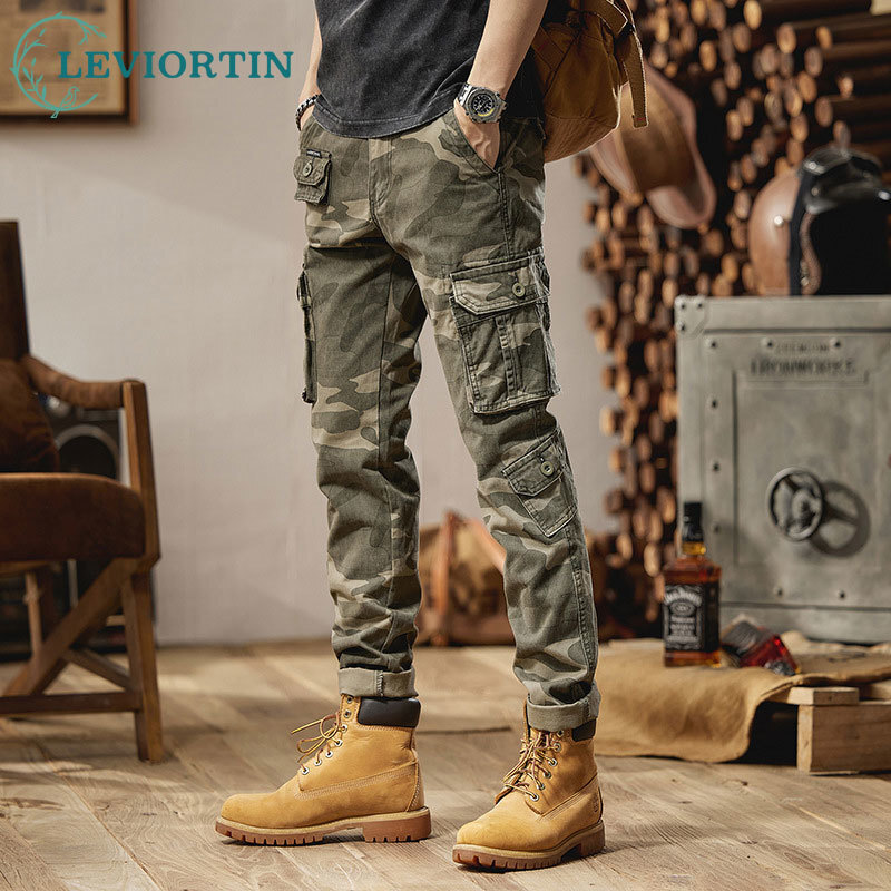 2025 Four Seasons Men's Fashio - đánh giá và giá Mens Fashion Camo Pants